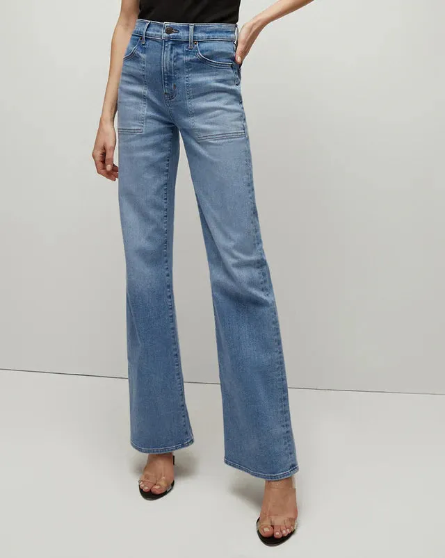 Veronica Beard Crosbie Wide-Leg Jean